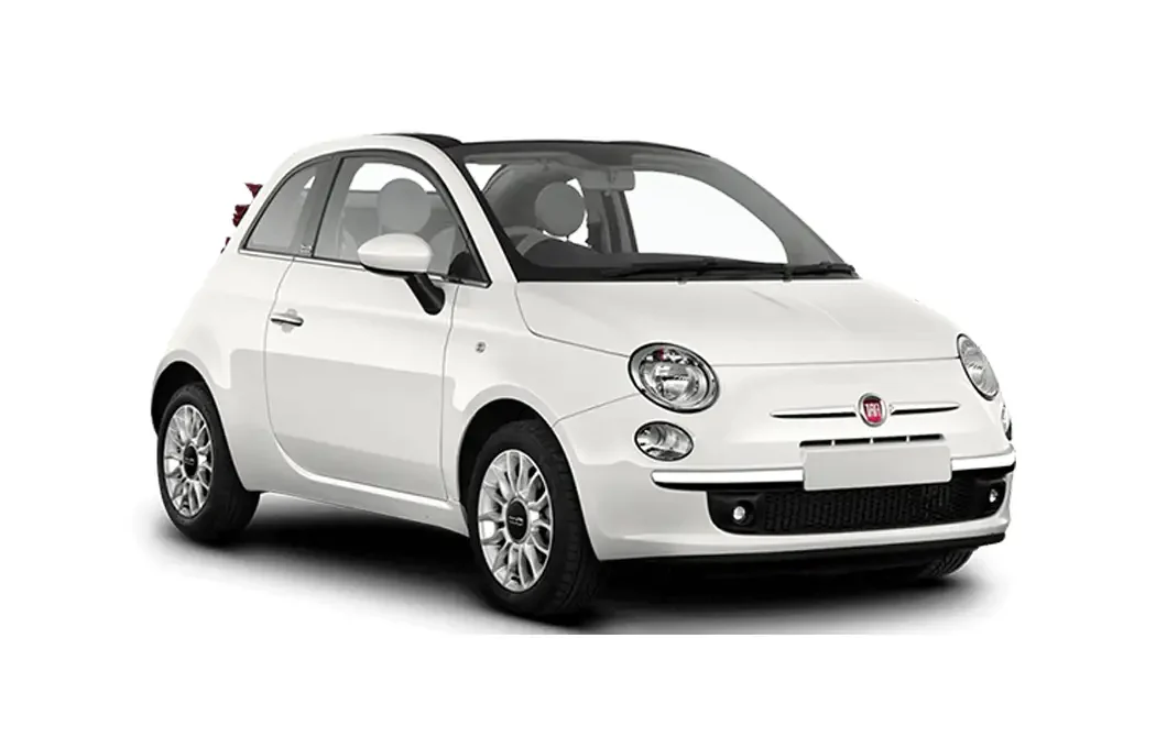 Fiat 500 cabrio to rent in Positano