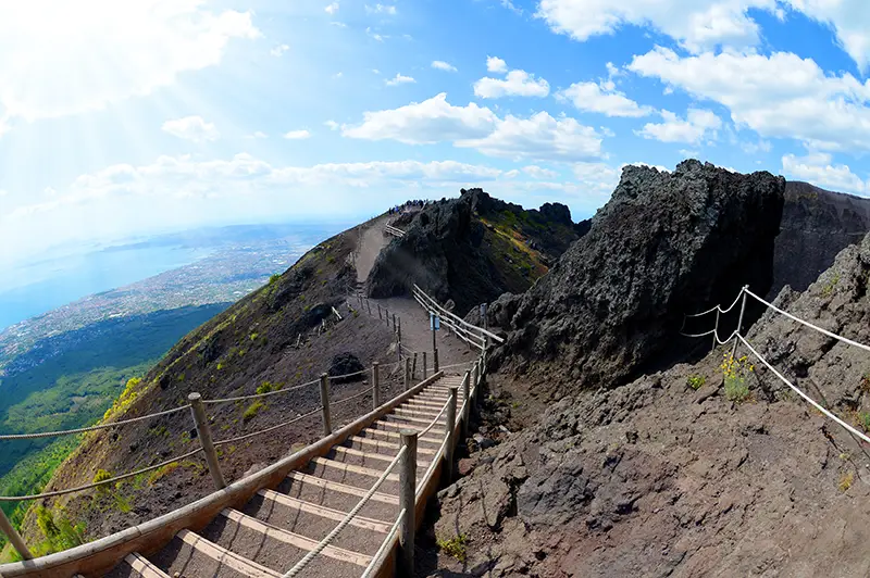 Excursion to Mount Vesuvius.